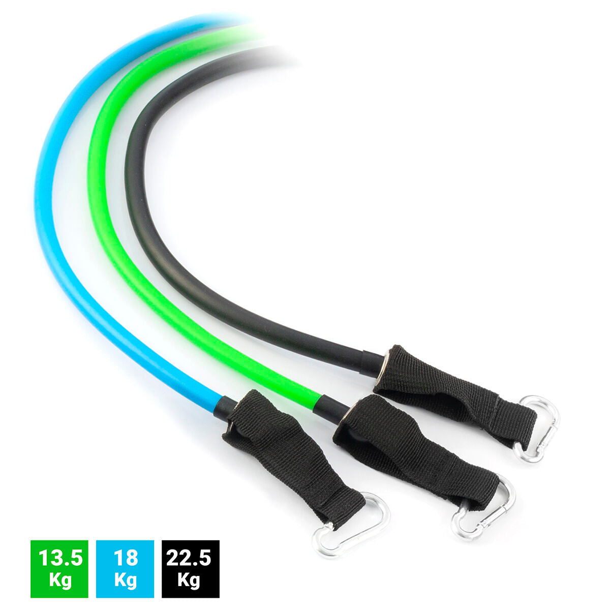 Resistance Bands Set 3 Levels with Accessories – Home Workout Fitness