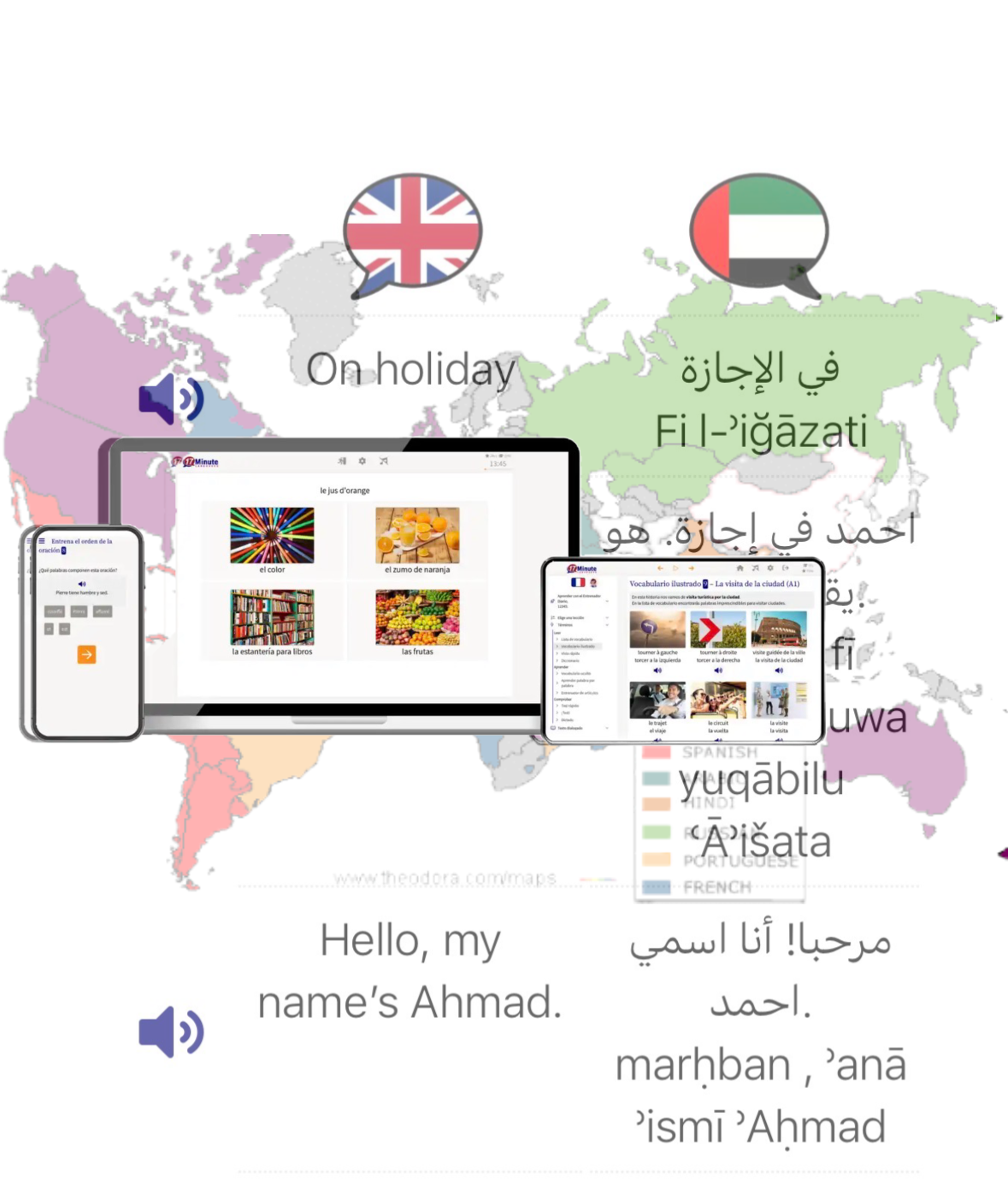 Cours de langue arabe en ligne pour anglophones
