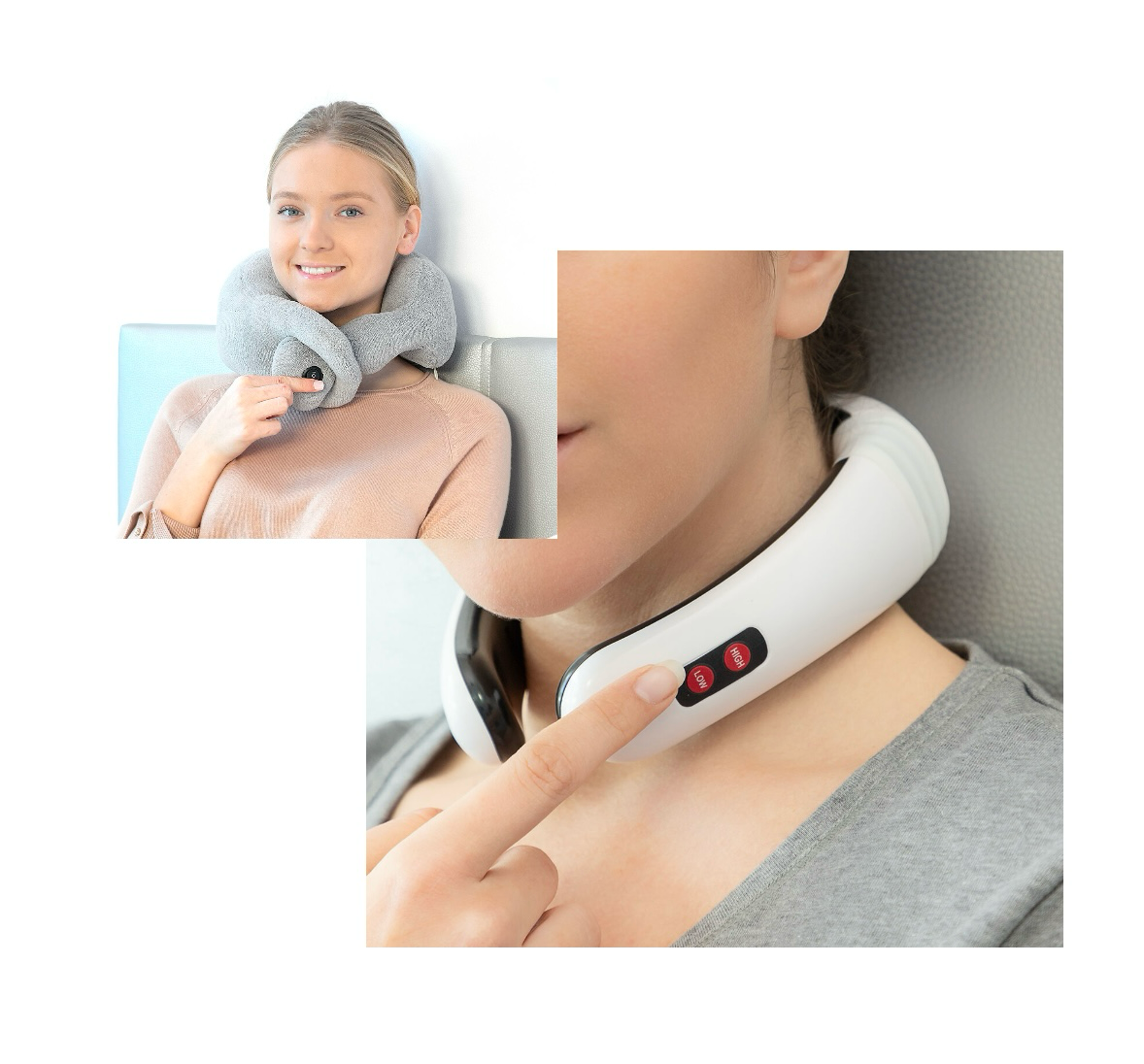 Ultimatives Nacken- & Rückenentspannungsset – 2-in-1 Massage- & Entspannungspaket