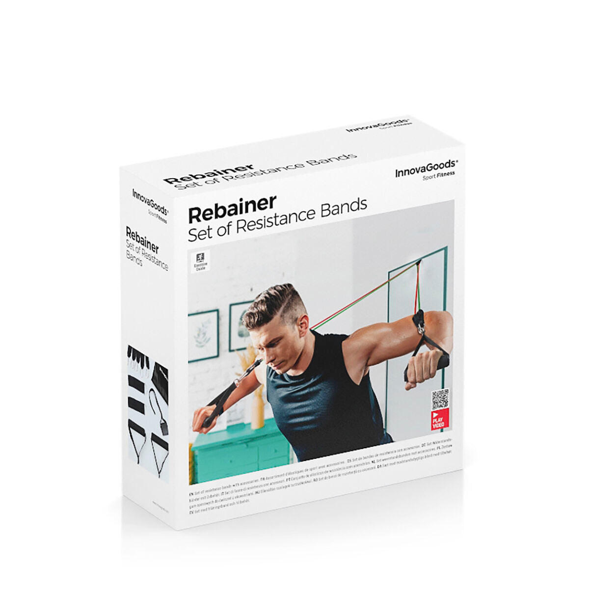 Resistance Bands Set 5 Levels with Accessories – Home Workout Fitness