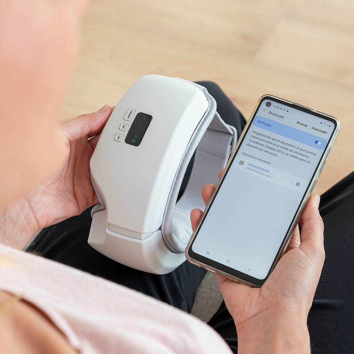 Innovagoods 4-In-1 Oogmassager Met Luchtcompressie Eyesky Innovagoods